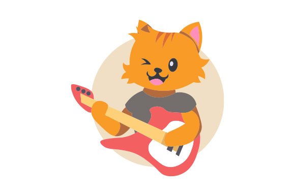 Cartoon Cat Rockstar Embroidery Design Review
