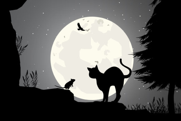 Cat and Mouse Silhouette Embroidery Review