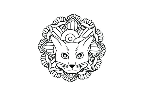 Cat Face Mandala Embroidery Design Review
