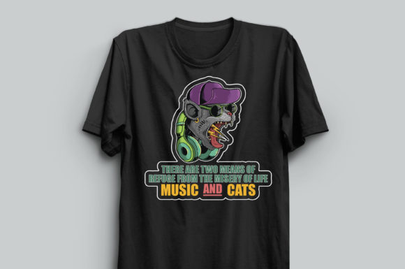 Cat Lover T-shirt Design 102 Review
