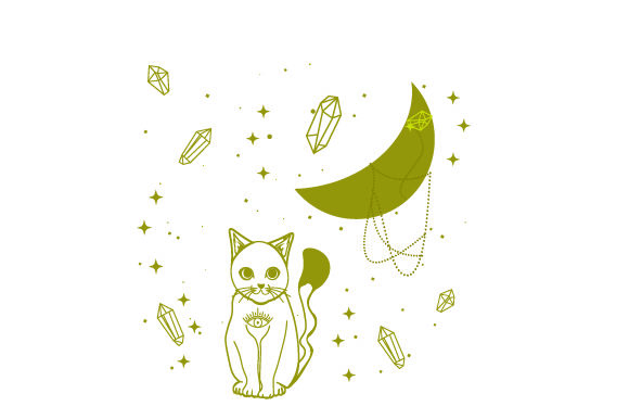 CAT, MOON, and CRYSTALS Embroidery Design Review