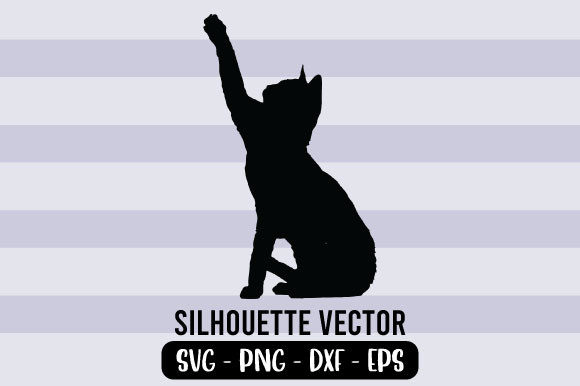 Cat Silhouette Vector 6 Review for Embroidery Projects