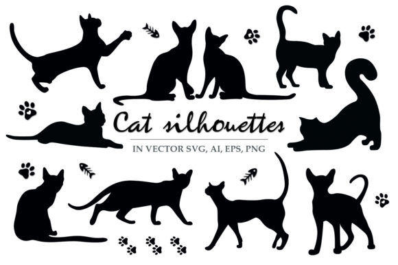 Cat Silhouettes Pets Bundle Review