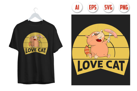 Cat T-shirt Design 02 Review