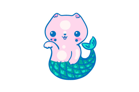 Kawaii-style Mermaid Cat Embroidery Review