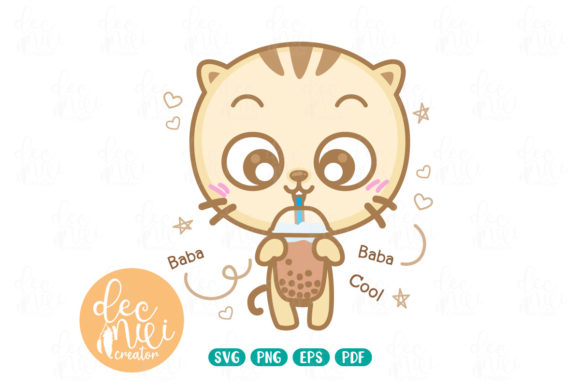 Little Cat-Meow Drink Bubble Tea Embroidery Review