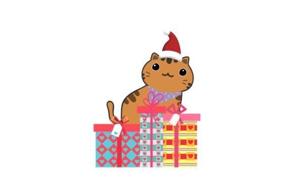 New Year Cat in Santa Hat Review