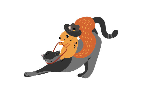 Rodeo Squirrel on a Cat Embroidery Design Review