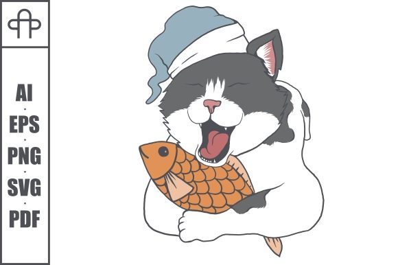 The Cat is Still Sleepy with the Fish Embroidery Review